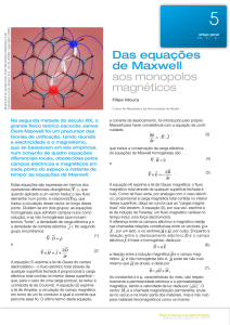 Das equações de Maxwell aos monopolos magnéticos
