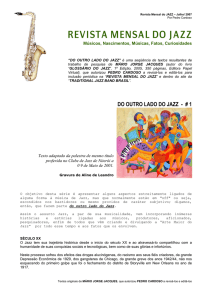 revista mensal do jazz - Traditional Jazz Band