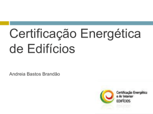 Certificação Energética de Edifícios