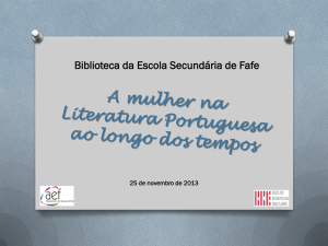 A mulher na literatura portuguesa