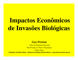 Impactos Econômicos de Invasões Biológicas