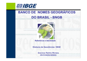 banco de nomes geográficos do brasil bngb do brasil do