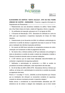 Acta n.º 11 2005.06.06 ELEVADORES DO EDIFÍCIO “SANTA