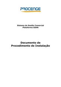 Documento de Procedimento de Instalação