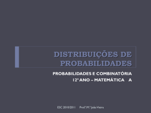 Distribuições de Probabilidades