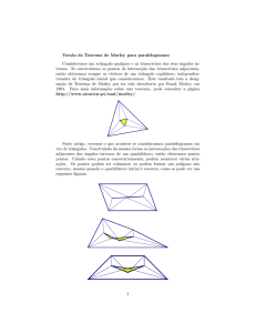 Versão do Teorema de Morley para paralelogramos