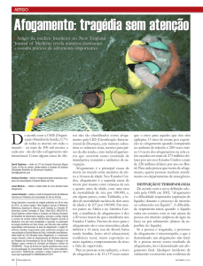 Artigo Afogamento - Sociedade Brasileira de Salvamento Aquático