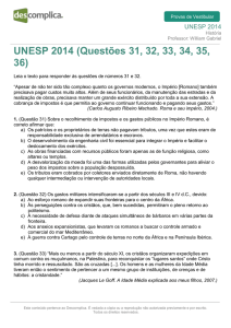 UNESP 2014 (Questões 31, 32, 33, 34, 35, 36)