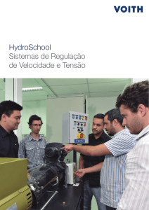 HydroSchool Sistemas de Regulação de Velocidade e Tensão