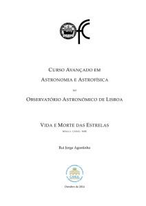 Vida e Morte das Estrelas - Observatório Astronómico de Lisboa