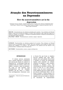 Atuação dos Neurotransmissores na Depressão