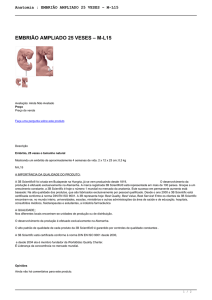 Anatomia : EMBRIÃO AMPLIADO 25 VESES – M-L15