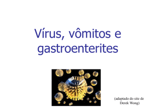 Vírus, vômitos e gastroenterites