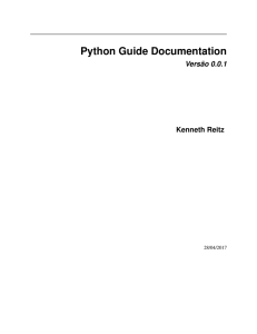 Python Guide Documentation