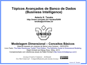 Tópicos Avançados de Banco de Dados (Business Intelligence)
