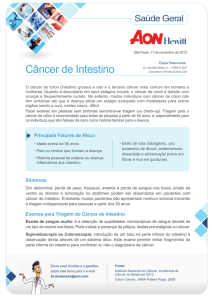 Câncer de Intestino 3 - Boletim de Saúde - Novo layout