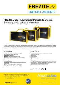 FREZICUBE - Acumulador Portátil de Energia Energia quando
