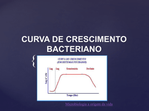 curva de crescimento bacteriano - SOL
