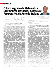 O livro sagrado da Matemática (Aritmética) brasileira: Aritmética