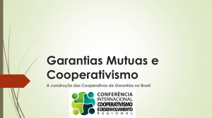 Garantias Mutuas e Cooperativismo