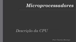 Descrição da CPU