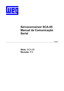 Servoconversor SCA-05 Manual da Comunicação
