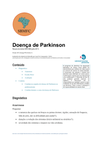 Doença de Parkinson - Sociedade Brasileira de Medicina de