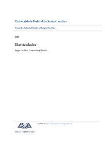 Elasticidades - SelectedWorks