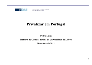 Privatizar em Portugal