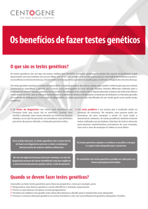 Os benefícios de fazer testes genéticos