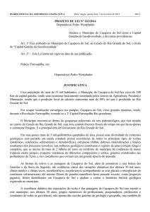 PROJETO DE LEI Nº 163/2014 Deputado(a) Pedro Westphalen