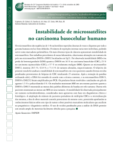 Instabilidade de microssatélites no carcinoma basocelular humano