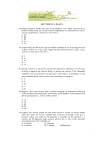 Matemática Básica - Anpad Curso Preparatório