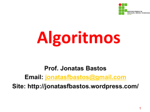 Prof. Jonatas Bastos Email:  Site: http