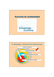 A economia do conhecimento - Faculdade de Engenharia