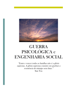 GUERRA PSICOLÓGICA e ENGENHARIA SOCIAL - adesg-sp