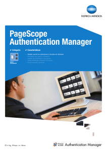 Ficha Técnica PageScope Authentication Manager