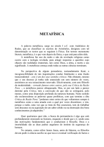 metafísica - José Maria Alves