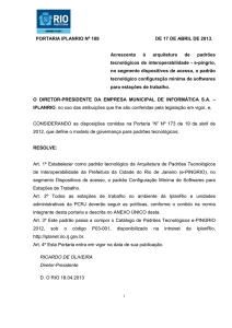 44162Port IPLANRIO 189_2013 - Governo do Estado do Rio de