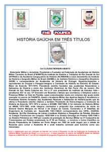história gaúcha em três títulos