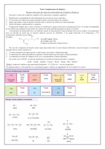 Texto Complementar de Química Resumo sobre parte
