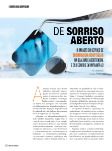 odontologia hospitalar - Revistas Melhores Práticas