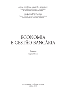 economia e gestão bancária - Universidade Católica Editora