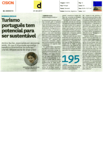 Turismo português tem potencial para ser sustentável