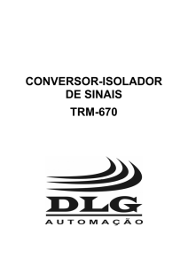 conversor-isolador de sinais trm-670