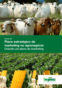 Plano estratégico de marketing no agronegócio