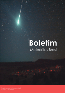 Boletim Meteoritos Brasil