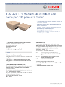 FLM-420-RHV Módulos de interface com saída por
