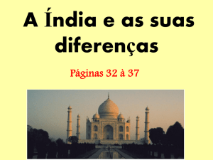 A Índia e as suas diferenças