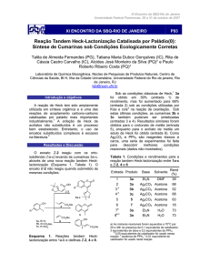 Reação Tandem Heck-Lactonização Catalisada por Paládio(0
